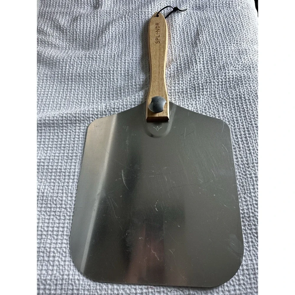 Splendr Folding Pizza Peel‎ Aluminum Pizza Paddle Wooden Handle 12x14